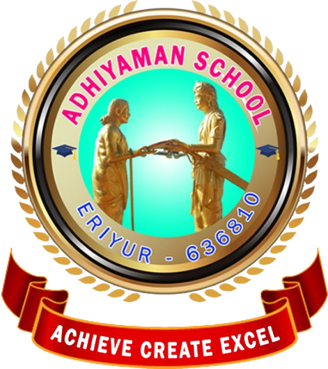 Adhiyaman Matic Hr Sec School Logo